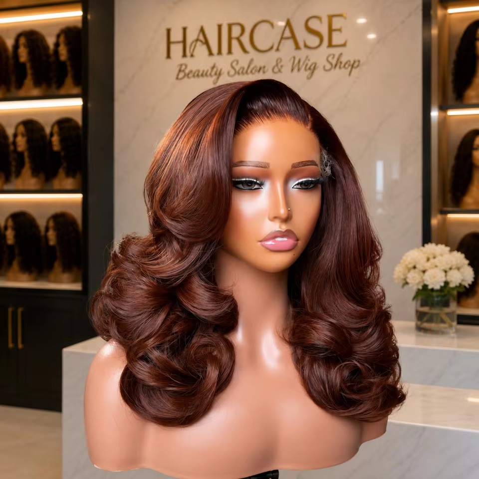 Women'S Shoes Bobs - Chocolate Brown 13x4 Body Wave Bob