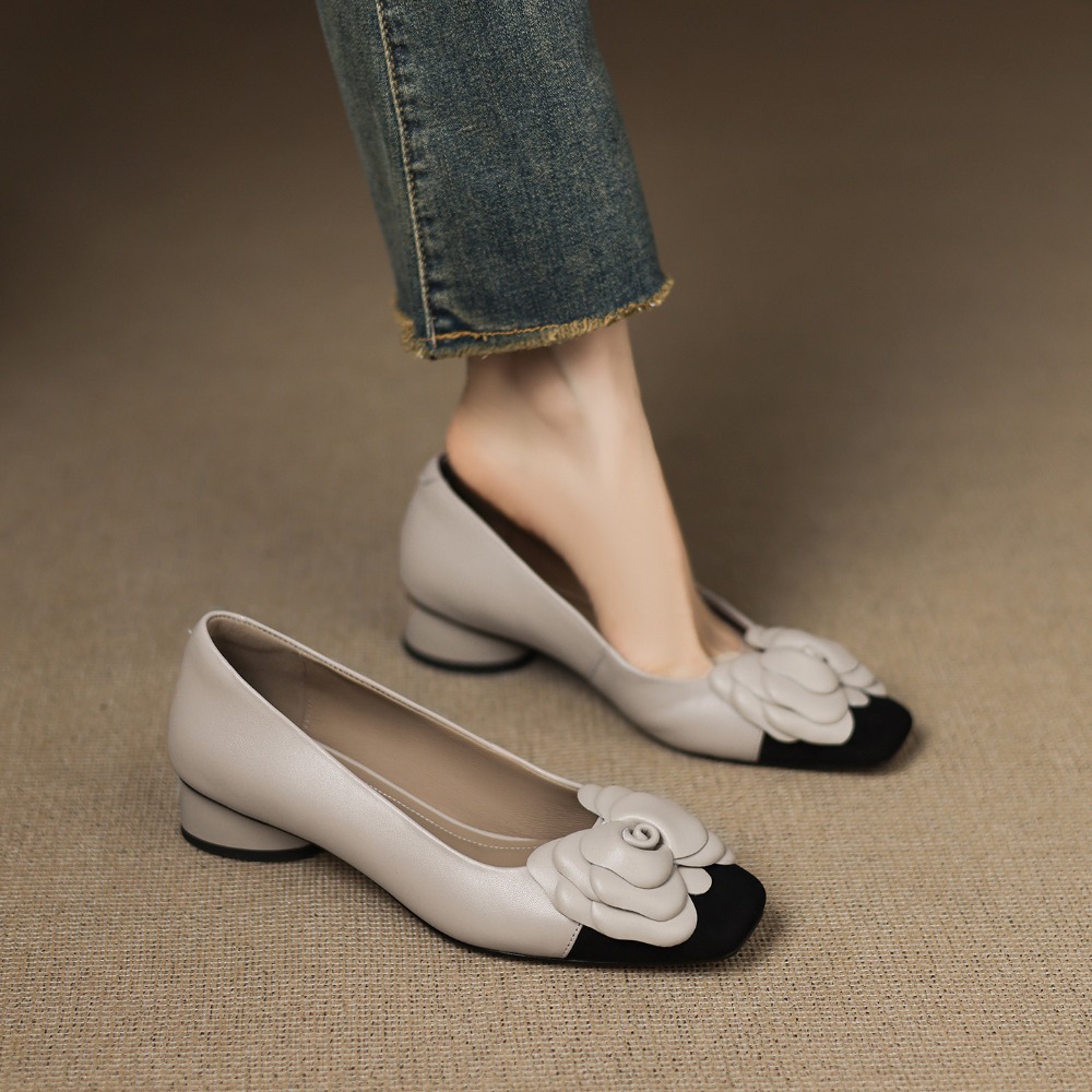 Fashion Flower Single Shoes Au - Women Shoes Heels ulasan dan harga