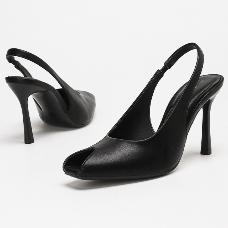 Sexy Slingback High Heels Wome - Women'S Shoes Peep Toe ulasan dan harga