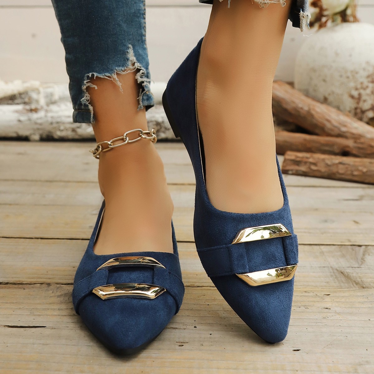 Spring and Autumn Elegant Poin - Women Shoes Heels ulasan dan harga