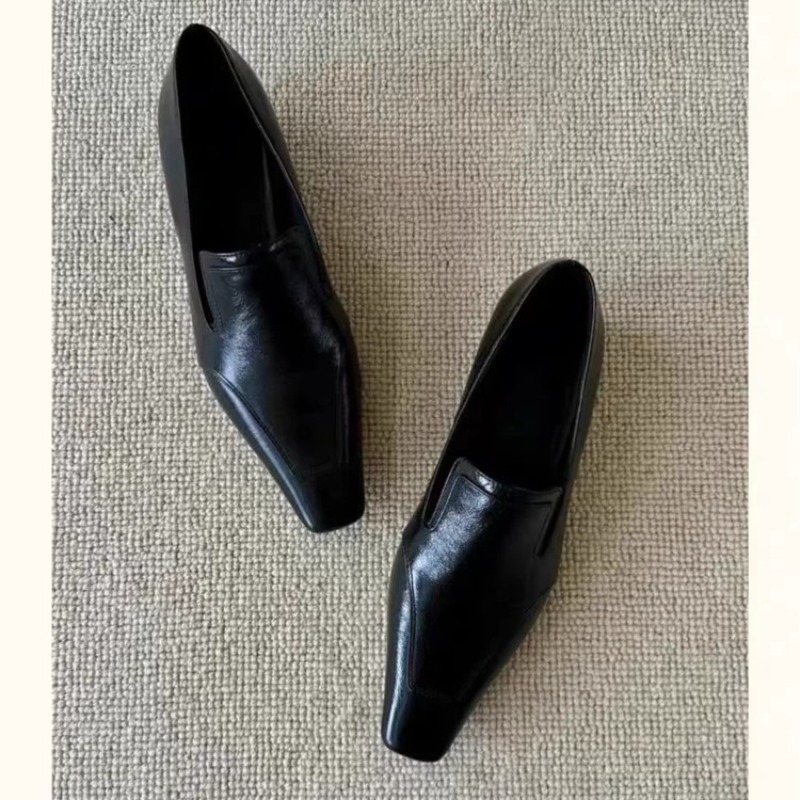 Retro Square Toe Deep Mouth Sl - Women Shoes Heels ulasan dan harga