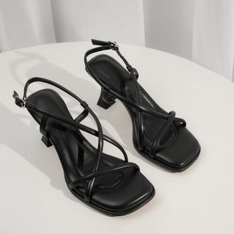 2026 Summer New Simple Square  - Women Shoes Zara ulasan dan harga