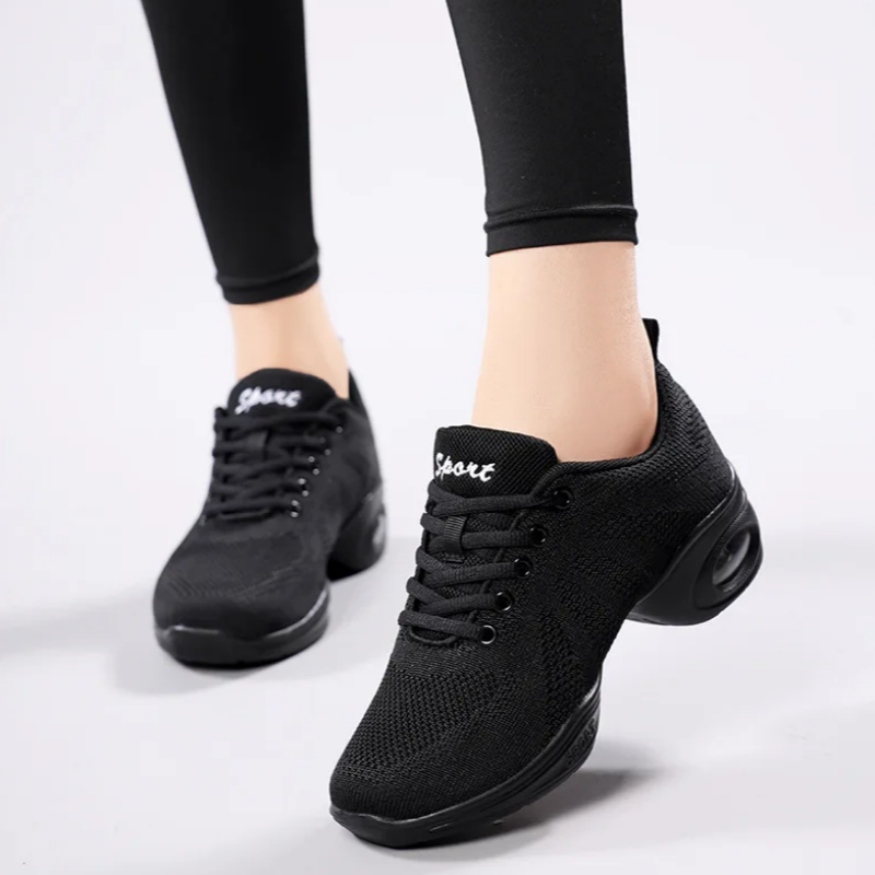 Women's Black Mesh Dance Sneak - Women'S Zumba Shoes ulasan dan harga