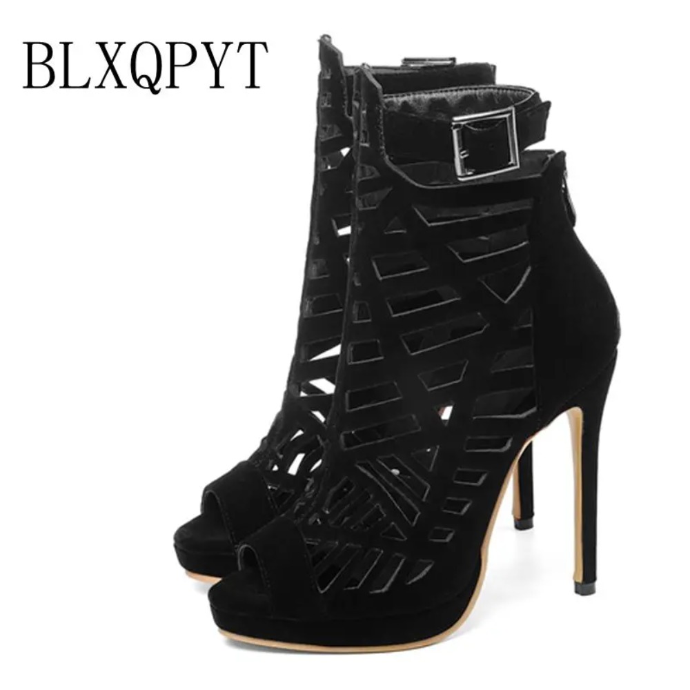 BLXQPY Super Big Size 28-52 Hi - Women'S Shoes Peep Toe ulasan dan harga