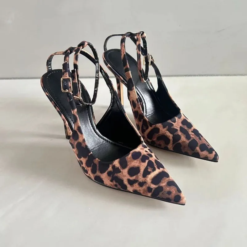 Leopard Print Pointed Toe Offi - Women Shoes Zara ulasan dan harga